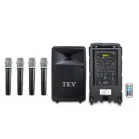 在飛比找momo購物網優惠-【TEV】TA-780 CD-4(四頻無線移動式擴音機 含4