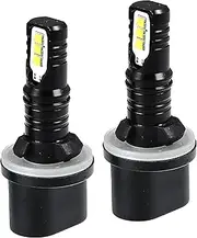 X AUTOHAUX 880 LED Fog Lights Bulbs 6000K Cool White Super Bright 80W High Power 880 Chips LED Car Driving Running DRL Lamp Bright IP67 Waterproof (Set of 2)