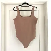NWT Abercrombie & Fitch Soft A&F Collection Nude Bodysuit XL