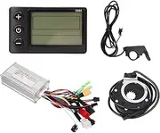 17A Electric Bike Controller Kit 8 Magnetic Assist Sensor Thumb Throttle S866 LCD Meter Instrument Set for 24V 36V 48V Motor Controller Ebike Conversion Kit