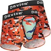 [Davion] Youth Boys Baseball Cup Underwear with Soft Protective Athletic Cup Compression Shorts for Baseball,Football, Lacrosse, Softball