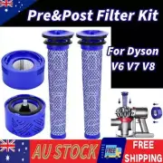 For Dyson V6 V7 V8 Filter Kit Absolute Animal Motorhead Trigger Replacement NJ