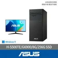 在飛比找momo購物網優惠-【ASUS 華碩】27型螢幕組★G6900 雙核電腦(G69