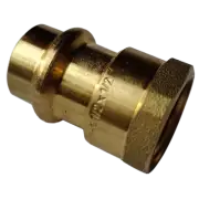 1 Piece 1/2" Propress Female Adapter, Lead Free Brass, 1/2" Press Fit Female
