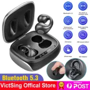Bone Conduction Earphones Bluetooth Ear Clip Earring Wireless Headphones Earbuds