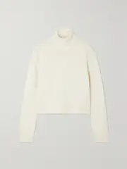 [SPRWMN] SPRWMN - Cashmere Turtleneck Sweater - White - large large White