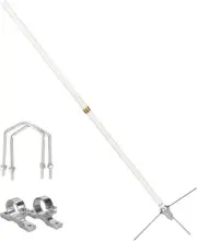 Retevis GMRS Base Antenna,7.2dBi High Gain 462-467MHz,Fiberglass UHF White
