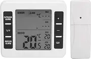 Bewinner Refrigerator Wireless Indoor LCD Digital Freezer Alarm Thermomete High Fridge Alarm for Kitchen Home,°C/°F Convertible (1 for 1)