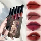 5pcs/set Lipstick Set Matte Easy Coloring Set Cheap Velvet Matte