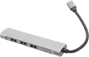 GAROZATION 4-in-1 Expansion Transfer Adapter Dock Holder Hub Computer Accessory Supplies Compact and Portable for Laptop