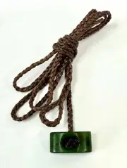 Black Plaited Cord with Large Toggle