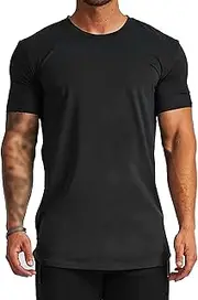 [Generic] Men's Essential Slim Fit Basic Tops Moisture Wicking Breathable Crew Neck T Shirts Lightweight Athletic Tee Shirts