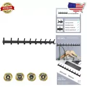 Versatile Matte Black Wall Hooks Rack with 10 Durable Hooks – Easy Installation