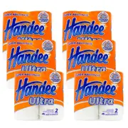 12pc Handee Ultra Super Absorbent 60 Sheets Paper Towel - White 22.5x20.5cm