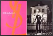YVES SAINT LAURENT 1997 Original Print Ad - AMBER VALETTA by HELMUT NEWTON
