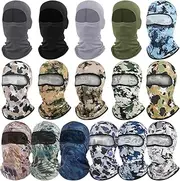 16 Pcs Balaclava Full Face Mask Ski Mask UV Protection Full Face Cover for Men Women Outdoor Sports