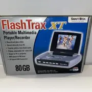 Vintage SmartDisk FlashTrax 80gb Portable Multimedia Player Recorder MP3