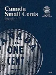 WHITMAN Canada Small Cents Number 1 One 1920-1988 Folder Album #2479