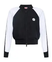 colour-block panelled jacket S,L,M Black