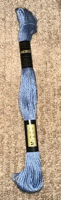 Vtg Madeira 6 Strand Cotton Floss M-793 Blue NOS