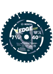 Bosch Dcb740 7-1/4 In. 40 Tooth Edge Circular Saw Blades For Fine Finish