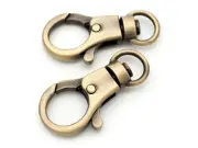 Swivel Snap Hook Quality Keychain Clip Push Gate Trigger Lobster Clasps 3/8" ...