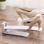 5pcs Space-Saving Shoe Storage Rack Adjustable Shoe Holder for Home