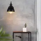 Wall Light Sconce Decor with Pull Cord Switch LED Industrial Wall Lamp