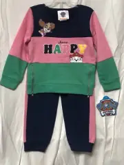 Paw Patrol Nickelodeon Choose Happy Fleece Set 4T NWT