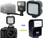 PRO FLASH + 36 LED LIGHT FOR NIKON DSLR D3000 D3100 D3300 D5000 D5100 D5200 D40