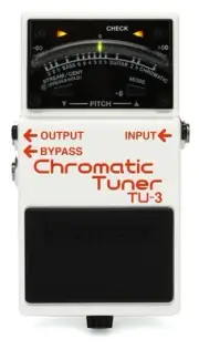 Boss TU-3 Chromatic Tuner Pedal with Bypass (2-pack) Bundle