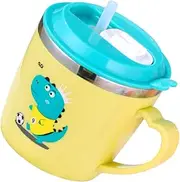WATIIFUFU Leak-Proof Sippy Cup Stainless Steel Straw Cup Cool Touch and Measurement for Milk Water