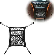 3 Tier Car Mesh Organiser, Seat Backrest, Mesh Pocket, Back Seat Lock, Pet, Kids, Charging Towel Holder, Driver's Cab