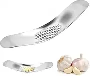 1pcs Garlic Crusher,Garlic Press,Garlic Mincer,Garlic Peeler,Garlic Crusher Roller to Press Garlic Crusher Mince Cloves of Garlic Kitchen Tool