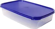 [Tupperware] Modular Mates 8.5 Cup Rectangle 1 Container Sapphire Blue Seal