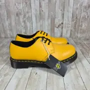 Dr. Martens 1461 Oxford Shoes NYC Apple Yellow Leather Lace Up Women's 7