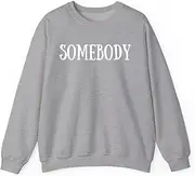 [X.Style] Somebody's Problem Couples Matching Hoodie, Couple Sweatshirt, Wife, Funny Couple Sweatshirt, Couple Matching Sweatshirts. - Copy ds000 Sweater Grey L