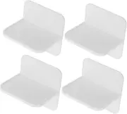 SOLUSTRE Stable Home Safety 4pcs Cabinet Fixer Wall Anchors Hinge Restorer Anti Tip Straps Hinge Repair Connector