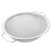 Sieve Strainer Fine Mesh Paint Strainer Bucket Strainer Filter Net Filter Paint Silver 34.5X29X9CM