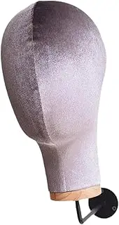 Ysyqkn Wig Stand, Lightweight And Space Saving Mannequin Head, Hat Stand, Mannequin Head, for Wigs, for, Gray