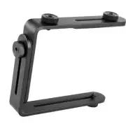 Aluminum L-Shape Flash Bracket Flashlight Camera Holder Mount For DSLR Camera