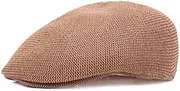 [Generic] Men Women Mesh Flat Cap Beret Solid Hat