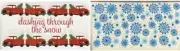 Christmas Tree Farm Red Truck Or Snow Flakes Plastic Gift Basket