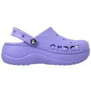 Crocs Women's Baya Platform Clogs Digital Violet (US W6-W10) US Women's 10