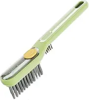 1 PCS Multi-Functional Liquid-Filled Crevice Brush, Amaezorx 2-in-1 Liquidized Liquid Crevice Brushes, Gap Grout Cleaner Brush for Kitchen Bathroom, Hard-Bristles Crevice Cleaning Brush