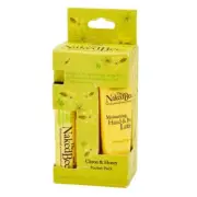 Naked Bee Classic Citron & Honey Pocket Pack - Lotion & Lip Balm