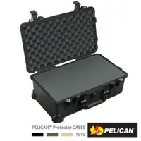 在飛比找PChome24h購物優惠-PELICAN 1510 氣密箱 (含輪座) (黑色)
