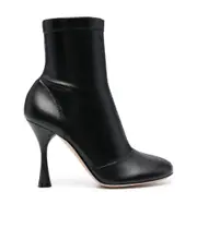 Logo high-heeled boots 36,37.5,37,38,39 Black