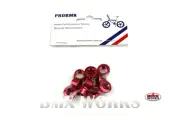 ProBMX Chainring Bolt Set 7.0mm Alloy Red - Set of 5 - Old School Retro BMX
