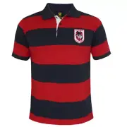 NRL St George Dragons Men's Autumn Hoop Polo Shirt - Size Small